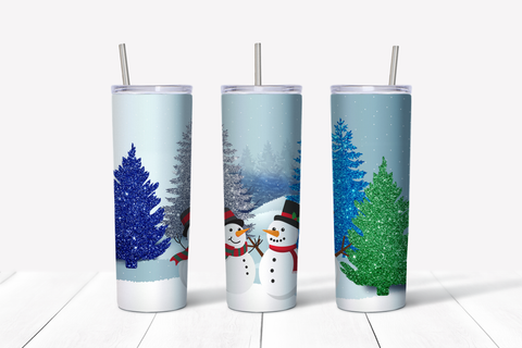 Christmas Tree Snowmen 20 oz Tumbler