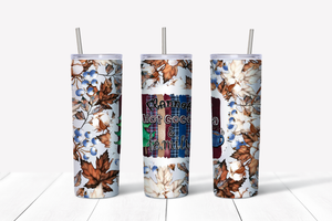 Flannel Hot Cocoa Family 20 oz Tumbler