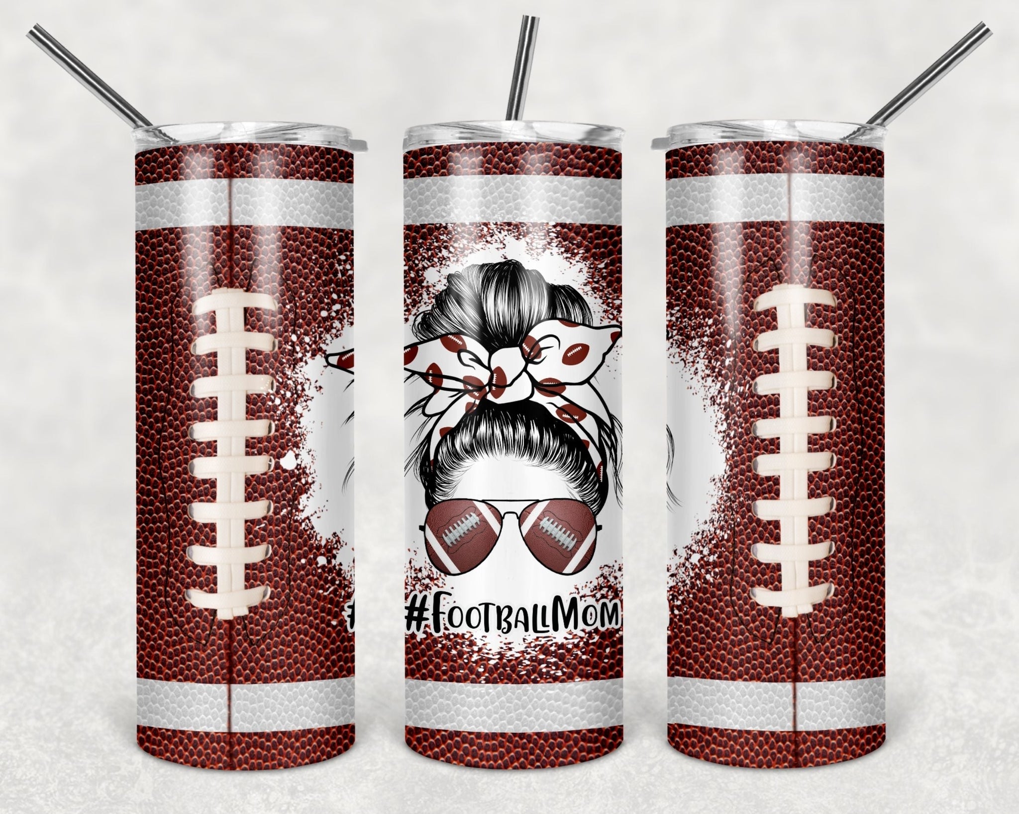 Football Mom 20 oz Tumbler