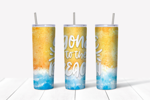 Gone to the Beach 20 oz Tumbler