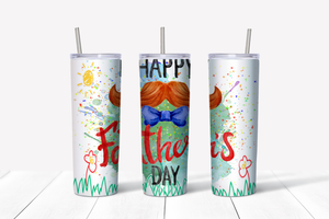 Happy Father's Day Mustache 20 oz Tumbler