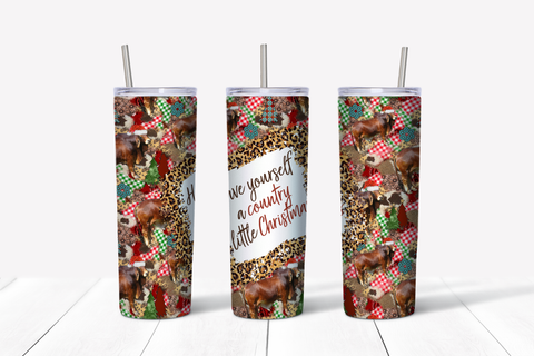 Have Yourself a Country Little Christmas 20 oz Tumbler