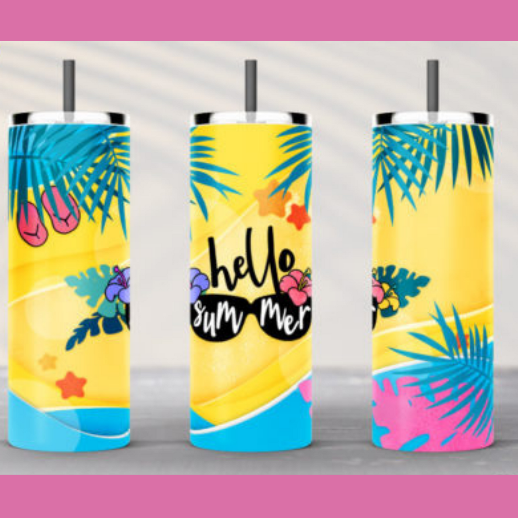 Hello Summer 20 oz Tumbler