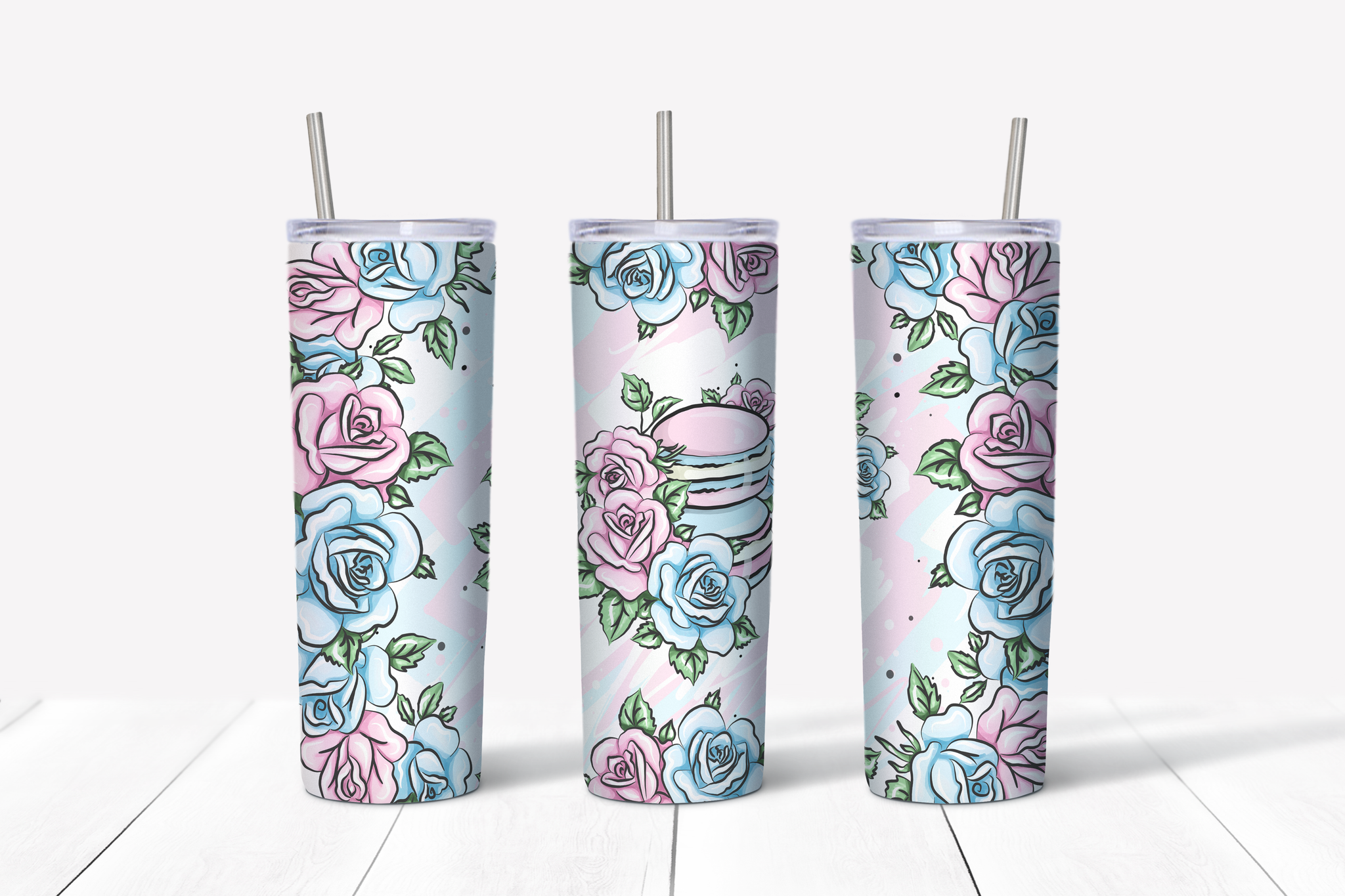 Macaroons & Roses 20 oz Tumbler