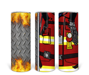 Firefighter Red Edge 20 oz Tumbler