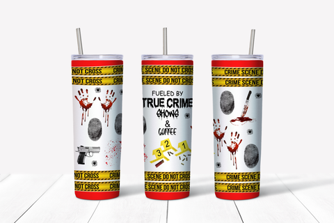 Crime and Coffee 20 oz Tumbler