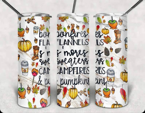 Fall Words 20 oz Tumbler