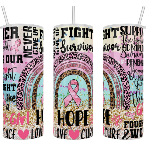 Hope Rainbow 20 oz Tumbler