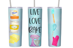 Live Love Bake 20 oz Tumbler