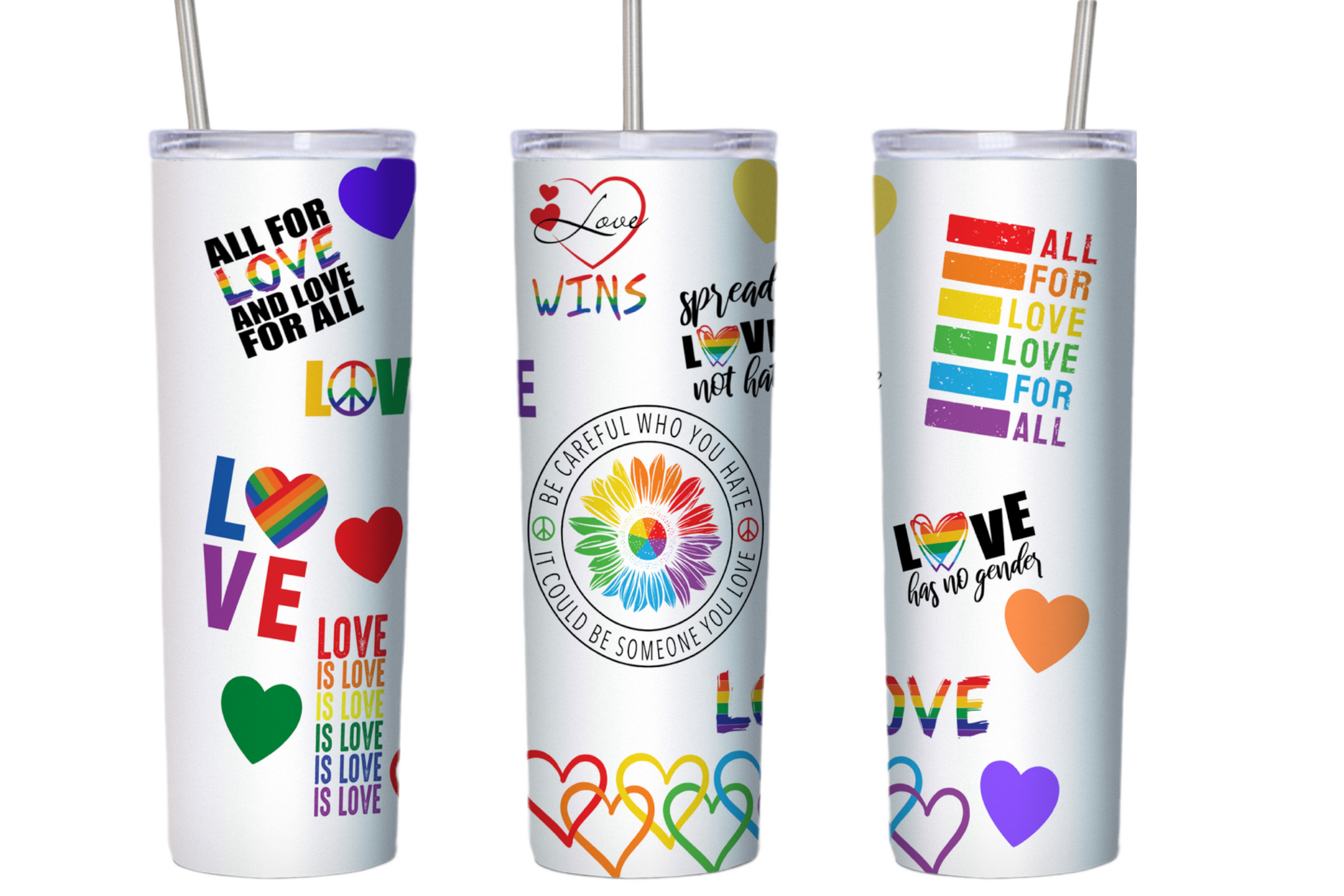 Love is Love Pride 20 oz Tumbler