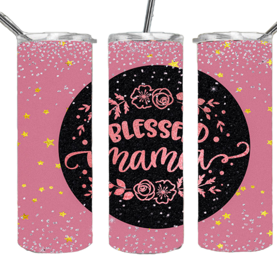 Blessed Mama 20 oz Tumbler