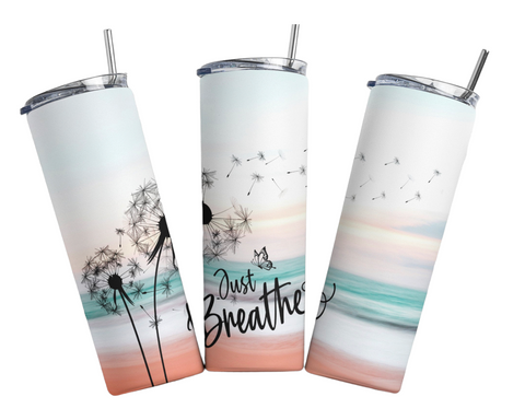 Just Breathe 20 oz Tumbler