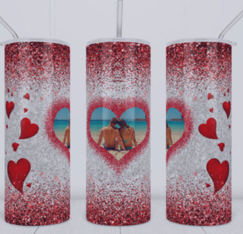 Heart Picture 20 oz Tumbler