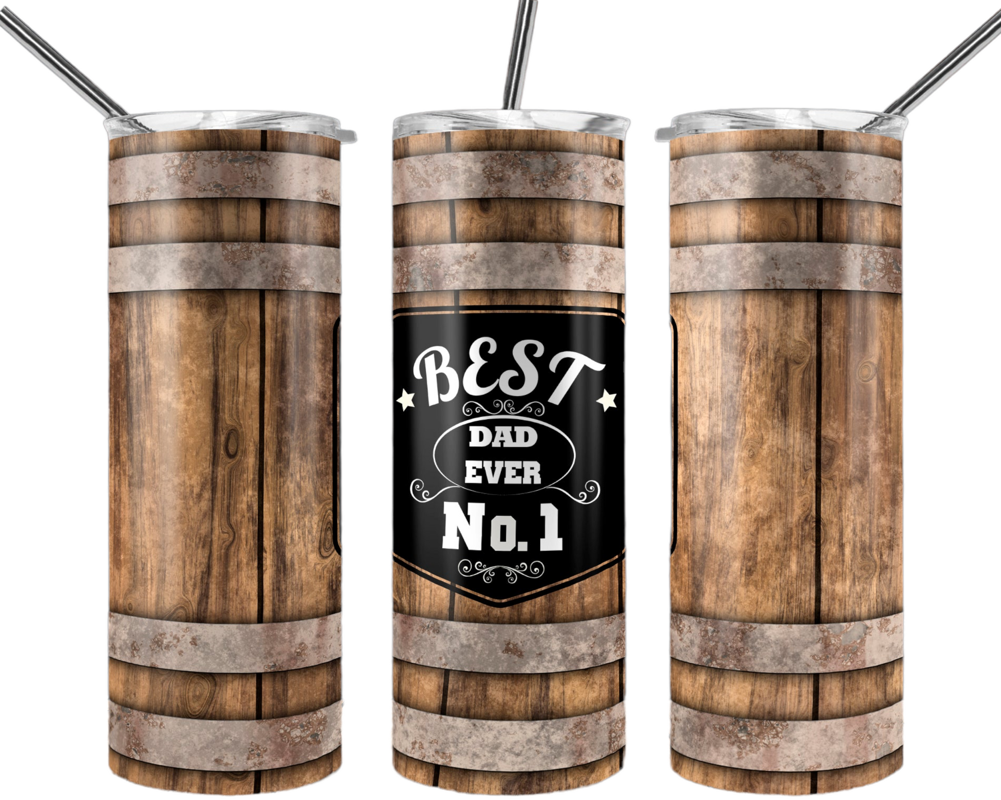 Barrel Best Dad Ever 20 oz Tumbler