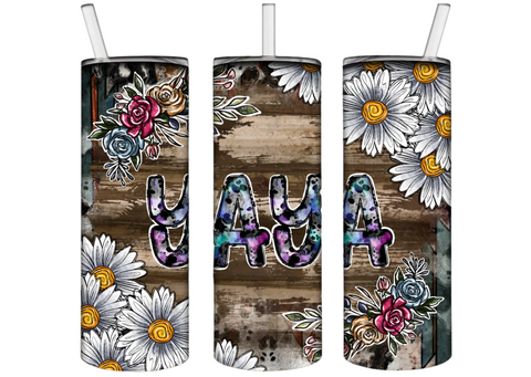 Yaya Floral 20 oz Tumbler