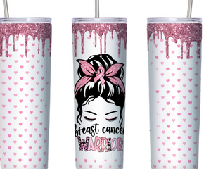 Breast Cancer Warrior 20 oz Tumbler